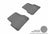 MAXpider Rubber Floor Mats for Audi [Covers Rear (2nd) Row, Gray] L1AD02221501