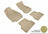MAXpider Rubber Floor Mats for Audi [Covers Front & Rear Row, Tan] L1AD02301502