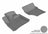 MAXpider Rubber Floor Mats for 2015 2014 2013 2012 2011 2010 2009 2008 2007 Audi Q7 [Covers Front Row, Gray] L1AD02611501