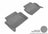 MAXpider Rubber Floor Mats for 2015 2014 2013 2012 2011 2010 2009 2008 2007 Audi Q7 [Covers Rear (2nd) Row, Gray] L1AD02621501