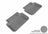 MAXpider Rubber Floor Mats for Audi [Covers Rear (2nd) Row, Gray] L1AD02721501
