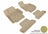 MAXpider Rubber Floor Mats for Audi [Covers Front & Rear Row, Tan] L1AD02901502