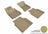 MAXpider Rubber Floor Mats for 2018 2017 2016 2015 2014 2013 2012 2011 Audi A8 Quattro [Covers Front & Rear Row, Tan] L1AD03001502