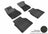 MAXpider Rubber Floor Mats for 2018 2017 2016 2015 2014 2013 2012 2011 Audi A8 Quattro [Covers Front & Rear Row, Black] L1AD03001509