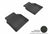 MAXpider Rubber Floor Mats for 2018 2017 2016 2015 2014 2013 2012 2011 Audi A8 Quattro [Covers Rear (2nd) Row, Black] L1AD03021509