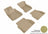MAXpider Rubber Floor Mats for 2017 2016 2015 2014 2013 2012 2011 Audi A8 Quattro [Covers Front & Rear Row, Tan] L1AD03101502