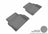 MAXpider Rubber Floor Mats for 2017 2016 2015 2014 2013 2012 2011 Audi A8 Quattro [Covers Rear (2nd) Row, Gray] L1AD03121501