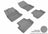 MAXpider Rubber Floor Mats for Audi [Covers Front & Rear Row, Gray] L1AD03301501
