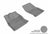 MAXpider Rubber Floor Mats for Audi [Covers Front Row, Gray] L1AD03311501
