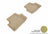 MAXpider Rubber Floor Mats for Audi [Covers Rear (2nd) Row, Tan] L1AD03321502