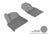 MAXpider Rubber Floor Mats for Audi [Covers Front Row, Gray] L1AD04011501