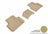 MAXpider Rubber Floor Mats for Audi [Covers Rear (2nd) Row, Tan] L1AD04021502