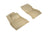 MAXpider Rubber Floor Mats for Q5/SQ5 [Covers Front Row, Tan] L1AD04711502