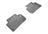 MAXpider Rubber Floor Mats for Q5/SQ5 [Covers Rear (2nd) Row, Gray] L1AD04721501
