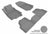 MAXpider Rubber Floor Mats for 2021 2020 2019 2018 2017 2016 2015 2014 2013 Buick Encore [Covers Front & Rear Row, Gray] L1BC01601501
