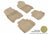 MAXpider Rubber Floor Mats for 2011 2010 2009 2008 2007 2006 Buick Lucerne [Covers Front & Rear Row, Tan] L1BC01701502