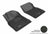 MAXpider Rubber Floor Mats for 2017 2016 2015 2014 2013 2012 Buick Verano [Covers Front Row, Black] L1BC01811509