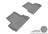 MAXpider Rubber Floor Mats for 2017 2016 2015 2014 2013 2012 Buick Verano [Covers Rear (2nd) Row, Gray] L1BC01821501