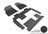 MAXpider Rubber Floor Mats for 2017 2016 2015 2014 2013 2012 2011 2010 2009 2008 Buick Enclave [Covers Front Row, Black] L1BC02201509