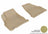 MAXpider Rubber Floor Mats for Buick/Chevrolet/GMC [Covers Front Row, Tan] L1BC02211502