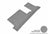 MAXpider Rubber Floor Mats for Buick/Chevrolet/GMC [Covers Rear (3rd) Row, Gray] L1BC02231501
