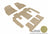 MAXpider Rubber Floor Mats for 2017 2016 2015 2014 2013 2012 2011 2010 2009 2008 Buick Enclave [Covers Front & Both Rear Rows, Tan] L1BC02301502
