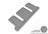 MAXpider Rubber Floor Mats for Buick/Chevrolet/GMC [Covers Rear (3rd) Row, Gray] L1BC02331501