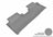 MAXpider Rubber Floor Mats for 2020 2019 2018 2017 2016 Buick Envision [Covers Rear (2nd) Row, Gray] L1BC02421501