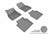 MAXpider Rubber Floor Mats for 2016 2015 2014 2013 2012 2011 2010 Buick LaCrosse [Covers Front & Rear Row, Gray] L1BC02501501