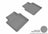 MAXpider Rubber Floor Mats for 2016 2015 2014 2013 2012 2011 2010 Buick LaCrosse [Covers Rear (2nd) Row, Gray] L1BC02521501