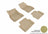 MAXpider Rubber Floor Mats for 2017 2016 2015 2014 2013 2012 2011 Buick Regal [Covers Front & Rear Row, Tan] L1BC02601502