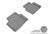 MAXpider Rubber Floor Mats for 2017 2016 2015 2014 2013 2012 2011 Buick Regal [Covers Rear (2nd) Row, Gray] L1BC02621501