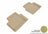 MAXpider Rubber Floor Mats for 2017 2016 2015 2014 2013 2012 2011 Buick Regal [Covers Rear (2nd) Row, Tan] L1BC02621502