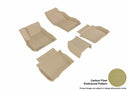 MAXpider Rubber Floor Mats for 2019 2018 2017 Buick LaCrosse [Covers Front & Rear Row, Tan] L1BC03301502