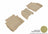 MAXpider Rubber Floor Mats for 2019 2018 2017 Buick LaCrosse [Covers Rear (2nd) Row, Tan] L1BC03321502