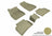 MAXpider Rubber Floor Mats for Regal Sportback/Regal TourX [Covers Front & Rear Row, Tan] L1BC03901502
