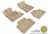 MAXpider Rubber Floor Mats for 2010 2009 2008 2007 2006 2005 2004 BMW X3 [Covers Front & Rear Row, Tan] L1BM01201502