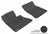 MAXpider Rubber Floor Mats for 2010 2009 2008 2007 2006 2005 2004 BMW X3 [Covers Front Row, Black] L1BM01211509