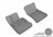MAXpider Rubber Floor Mats for 2015 2014 2013 BMW X1 [Covers Front Row, Gray] L1BM01711501