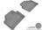 MAXpider Rubber Floor Mats for 2015 2014 2013 BMW X1 [Covers Rear (2nd) Row, Gray] L1BM01721501