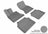MAXpider Rubber Floor Mats for 535i GT/550i GT [Covers Front & Rear Row, Gray] L1BM01801501