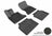 MAXpider Rubber Floor Mats for BMW [Covers Front & Rear Row, Black] L1BM01801509