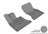 MAXpider Rubber Floor Mats for BMW [Covers Front Row, Gray] L1BM01811501