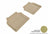 MAXpider Rubber Floor Mats for 535i GT/550i GT [Covers Rear (2nd) Row, Tan] L1BM01821502