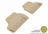 MAXpider Rubber Floor Mats for BMW [Covers Rear (2nd) Row, Tan] L1BM02421502