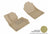 MAXpider Rubber Floor Mats for X3/X4 [Covers Front Row, Tan] L1BM03211502