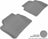 MAXpider Rubber Floor Mats for BMW [Covers Rear (2nd) Row, Gray] L1BM03721501