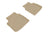 MAXpider Rubber Floor Mats for 750Li/760Li [Covers Rear (2nd) Row, Tan] L1BM04621502