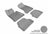 MAXpider Rubber Floor Mats for BMW [Covers Front & Rear Row, Gray] L1BM05001501