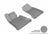 MAXpider Rubber Floor Mats for BMW [Covers Front Row, Gray] L1BM05011501
